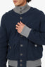 Capobianco Navy Cotton Reversible Jacket Size 56 Mens
