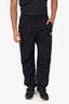 Balenciaga Black Nylon Logo Track Pants Size M Mens