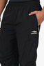 Balenciaga Black Nylon Logo Track Pants Size M Mens