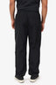 Balenciaga Black Nylon Logo Track Pants Size M Mens