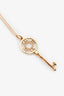 Tiffany & Co. 18K Yellow Gold Diamond 'Atlas' 18" Key Pendant Necklace