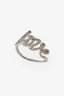 Tiffany & Co. 18K White Gold Diamonds 'Love' Ring Size 6.5