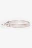 Hermès 18K White Gold Collier de Chien Bracelet