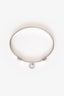 Hermès 18K White Gold Collier de Chien Bracelet