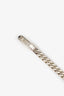 Hermès Sterling Silver Kelly Gourmette Bracelet Size XS