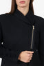 Sharon Wauchob Black Wool Detail Sleeve Jacket Size 38