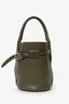 Celine Green Leather Nano Big Bucket Bag With Strap
