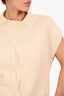 Akris Punto Cream Wool Mock Neck Tank Sweater Size 6
