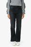 Balenciaga Unisex Black Denim Wide Leg Jeans Size XS