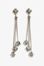 Chrome Hearts Silver Motifs 3 Charm Drop Earrings