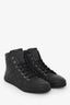 Gucci Black Canvas GG High Top Sneakers Size 35.5