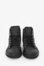 Gucci Black Canvas GG High Top Sneakers Size 35.5