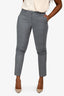 Theory Grey Wool Blend Trousers Size 6