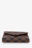 Louis Vuitton Damier Ebene Victorine Wallet with A.G Initials