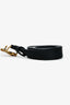 Gucci Black Leather Thin GG Belt Size 85/34