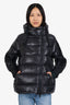 Moncler Black Puffer Jacket With Hood Size 0
