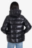 Moncler Black Puffer Jacket With Hood Size 0