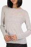 Majestic Grey Cashmere Top Size 2