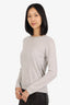 Majestic Grey Cashmere Top Size 2