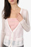 Pre-Loved Chanel™ White Cardigan Size 36