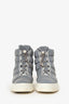 Pre-Loved Chanel Grey Ice Walking Boots Estimated Size 7