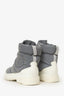 Pre-Loved Chanel Grey Ice Walking Boots Estimated Size 7