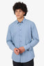 Maison Margiela Blue Cotton Button Down Shirt Size 50 Mens