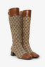 Gucci Monogram Ellis GG Boots Size 37