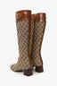 Gucci Monogram Ellis GG Boots Size 37