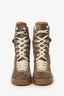 Christian Louboutin Brown Suede Macademia Boots Size 37.5