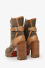 Christian Louboutin Brown Suede Macademia Boots Size 37.5