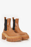 Stella McCartney Brown Emilie Chelsea Boots Size 38.5