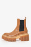 Stella McCartney Brown Emilie Chelsea Boots Size 38.5