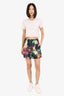 Dries Van Noten Multicolour Printed Hesta Shorts Size XS