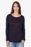 Dries Van Noten Purple Harget Top Size S