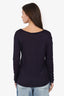 Dries Van Noten Purple Harget Top Size S