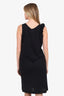 Dries Van Noten Black Ruffled Havillo Sleeveless Dress Size M