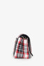 Burberry Red Hackberry Tartan Nylon Crossbody Bag