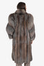 Vintage Fox Fur Long Coat Estimated Size S