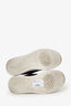 Gucci White/Blue Glittery Low Top Sneakers Size 39.5