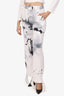 Off-White White/Grey Printed Pants Size 40