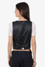 Jason Wu Brown/Gold Metallic Check Waist Coat Size XS