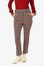 Veronica Beard Brown Check Pants Size 6
