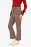 Veronica Beard Brown Check Pants Size 6