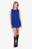 Max Mara Blue Wool Dress Size S
