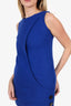 Max Mara Blue Wool Dress Size S