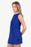 Max Mara Blue Wool Dress Size S