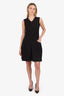Vince Black V Neck Dress Size 8