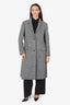 Neil Barrett Wool/Alpaca 'Masculine Fit' Single Breasted Coat Size 42