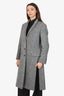 Neil Barrett Wool/Alpaca 'Masculine Fit' Single Breasted Coat Size 42